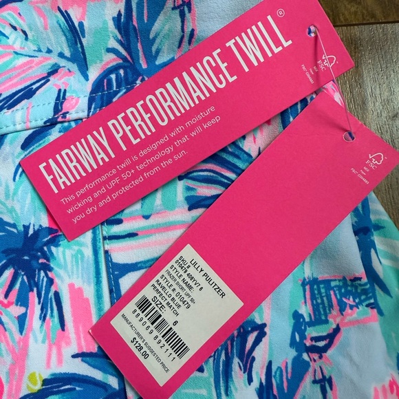 NWT Lilly Pulitzer Frazer Skort UPF 50+ Size 6 - Picture 5 of 5